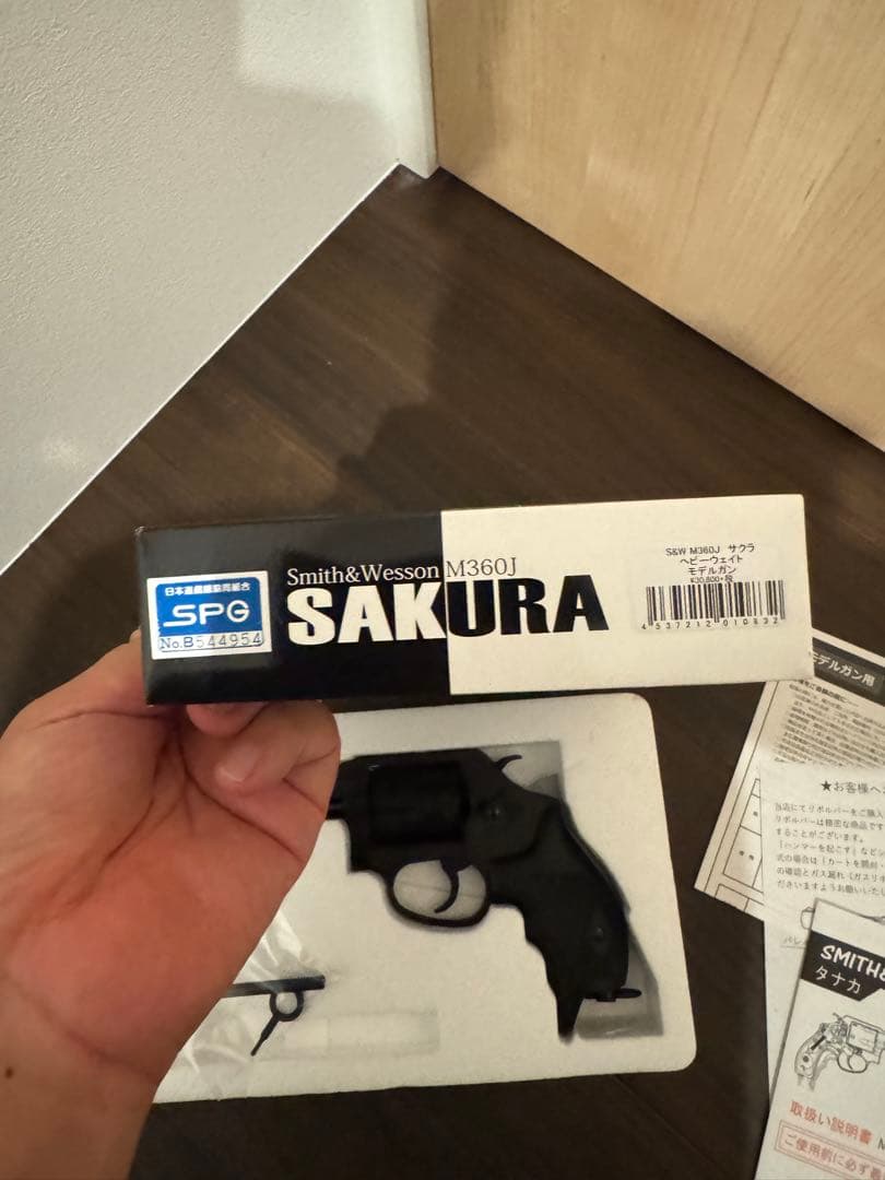 e54 タナカ　モデルガン M360J ヘビーウエイト　SPG