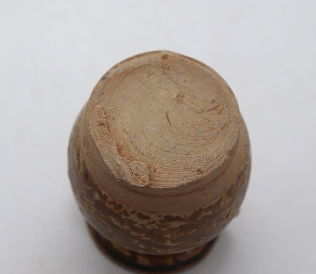 中国　黒釉　水注　送料込み1017