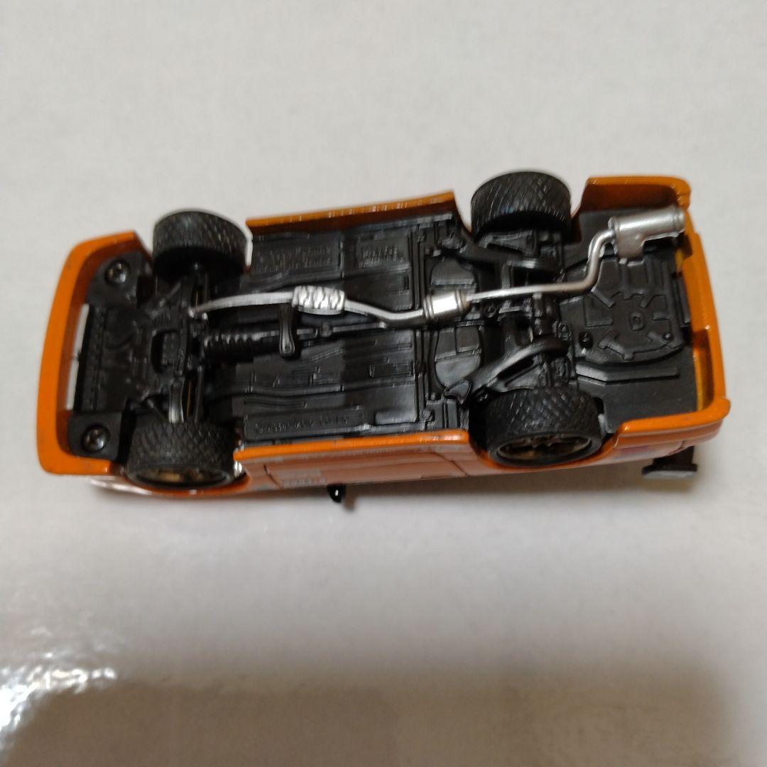 難あり 1/64 マッスルマシーン 6 シルビア Ｓ13 オレンジ