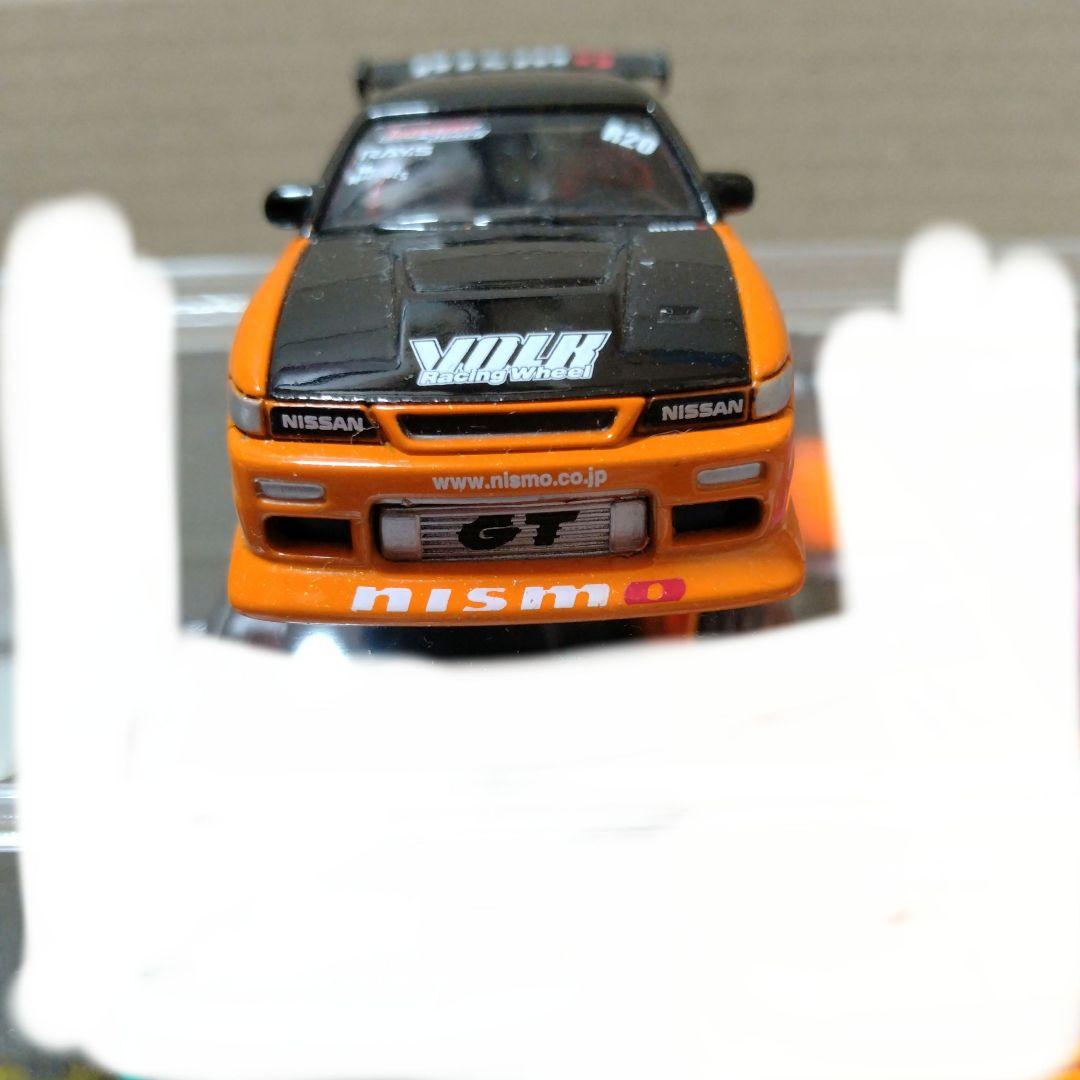 難あり 1/64 マッスルマシーン 6 シルビア Ｓ13 オレンジ