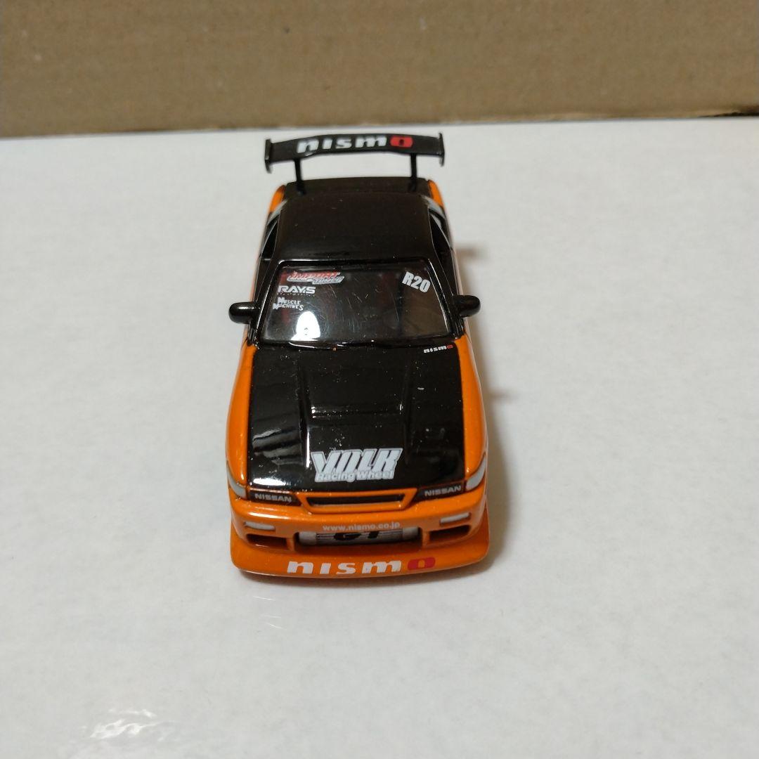 難あり 1/64 マッスルマシーン 6 シルビア Ｓ13 オレンジ