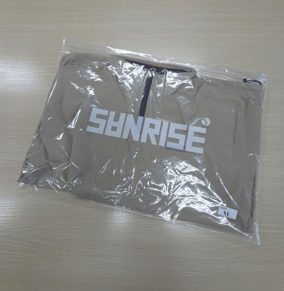 SANRISE GOLF ハーフジップブルゾン