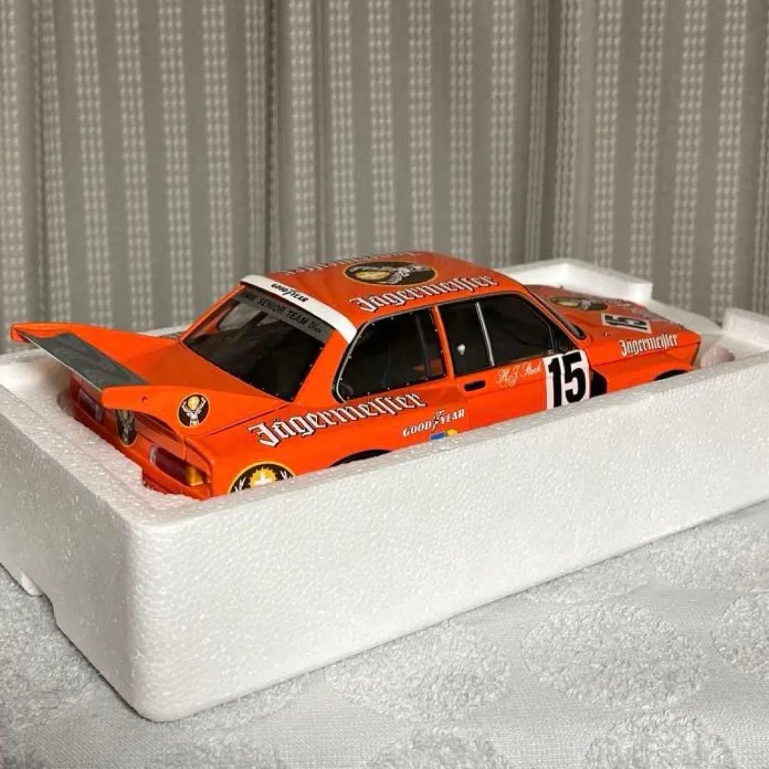 ミニチャンプスBMW320i FALTZ イエーガーマイスターオレンジ　1/18