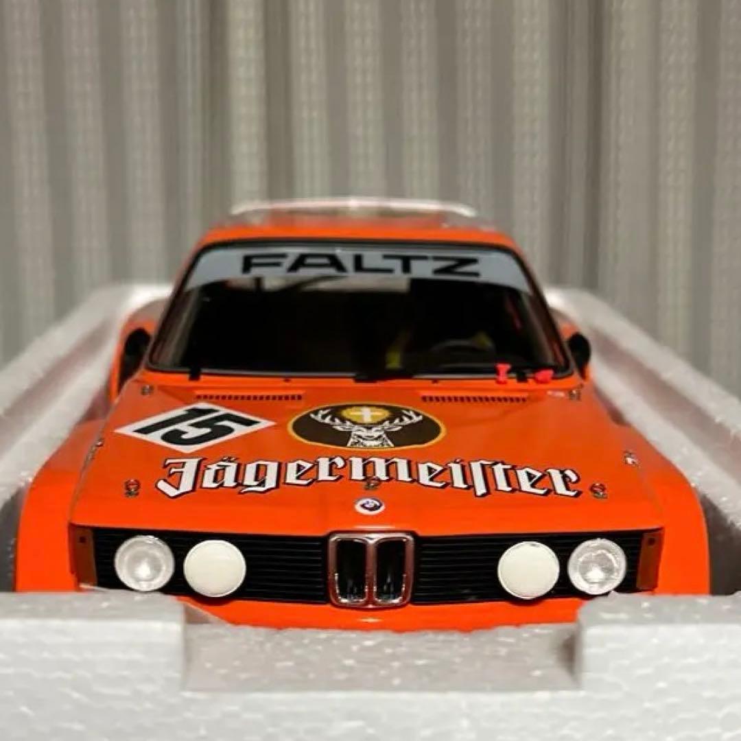 ミニチャンプスBMW320i FALTZ イエーガーマイスターオレンジ　1/18