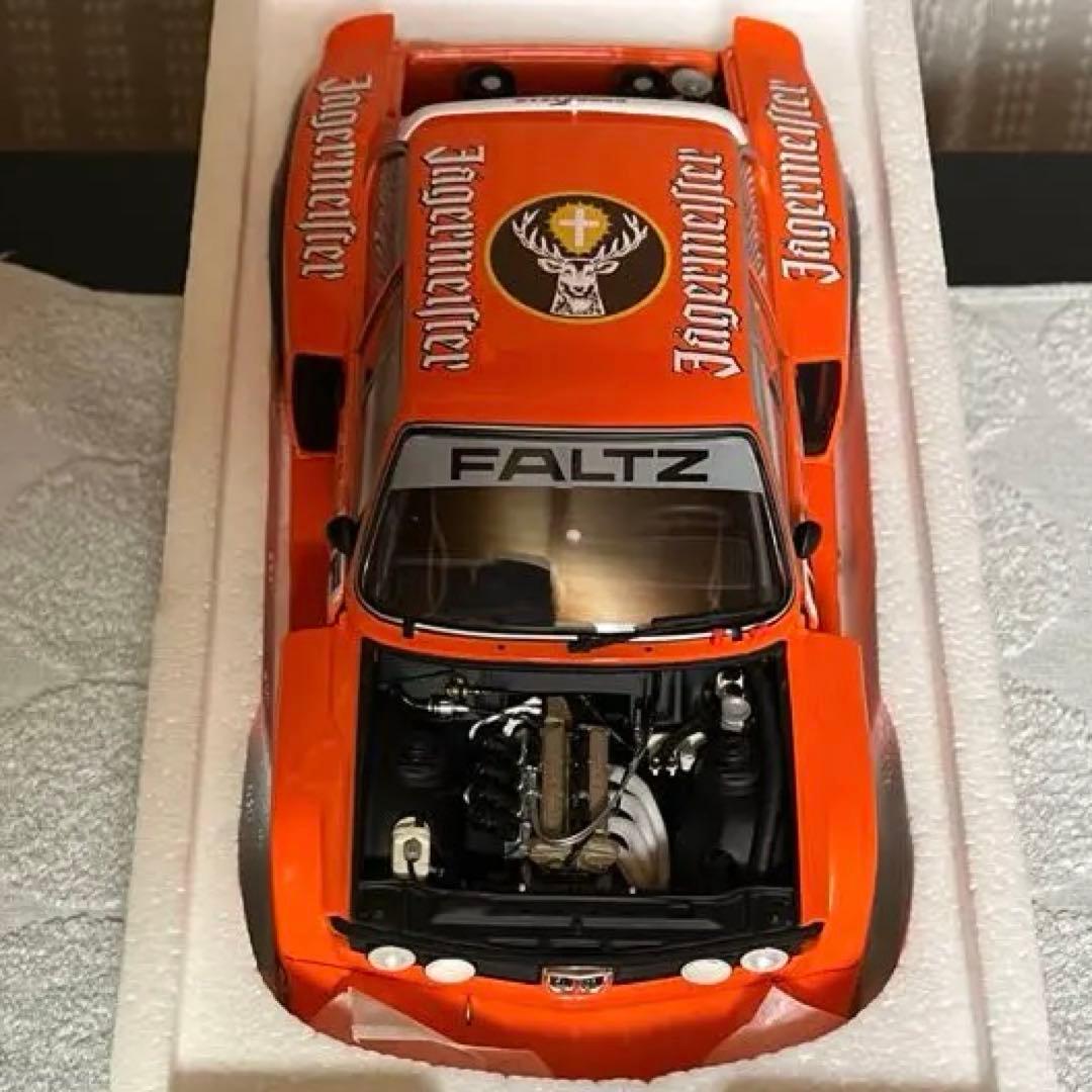 ミニチャンプスBMW320i FALTZ イエーガーマイスターオレンジ　1/18