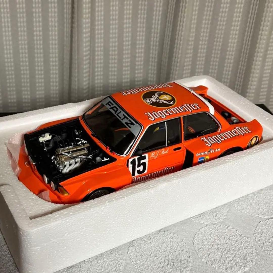 ミニチャンプスBMW320i FALTZ イエーガーマイスターオレンジ　1/18