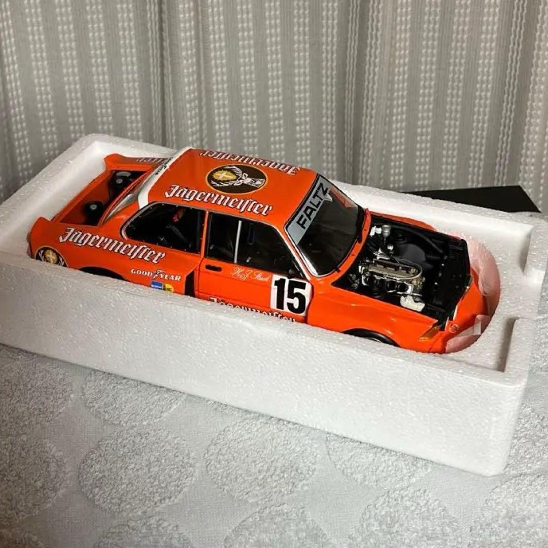 ミニチャンプスBMW320i FALTZ イエーガーマイスターオレンジ　1/18