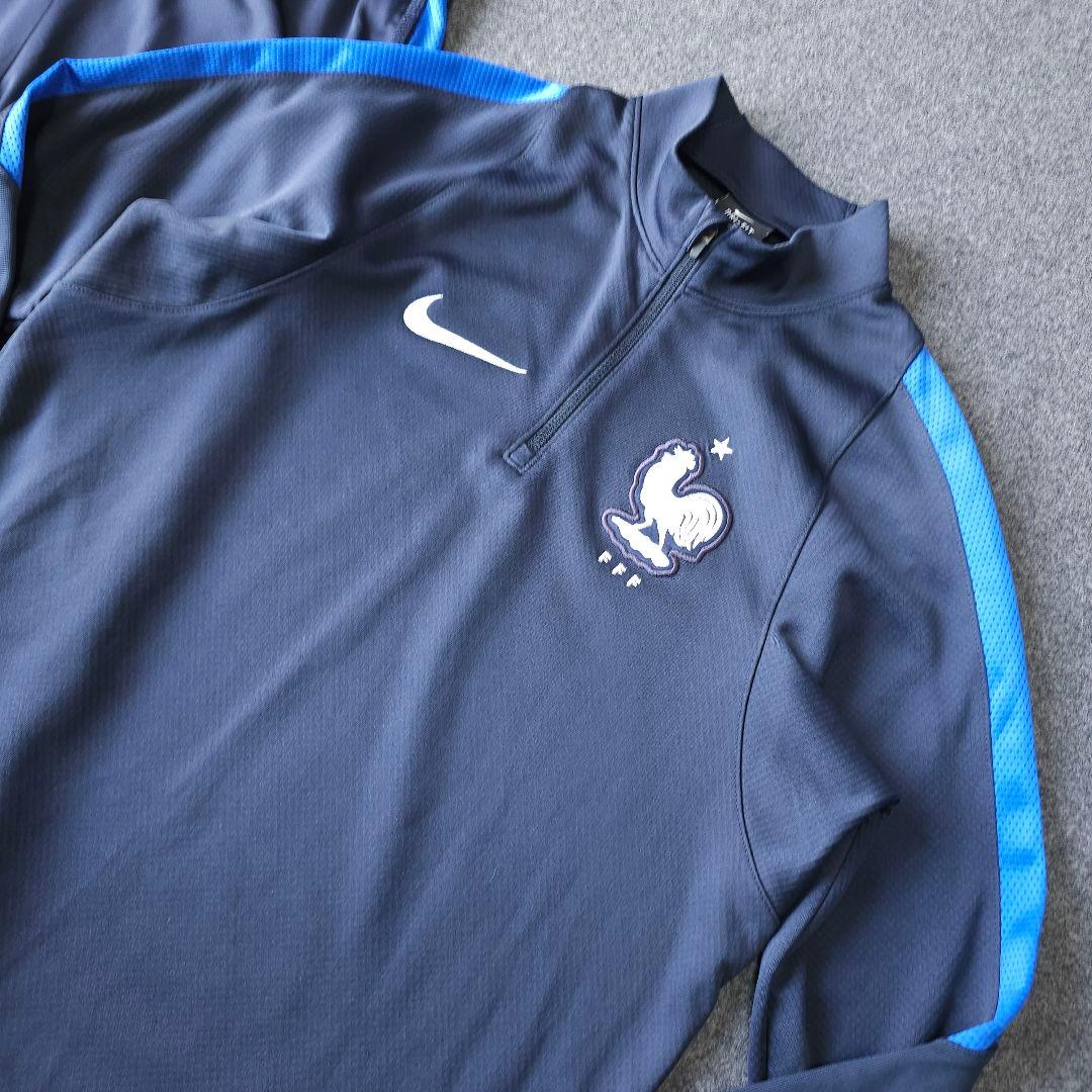【NIKE】 フランス代表 ドリルトップ セットアップ ジャージ 上下 Mサイズ