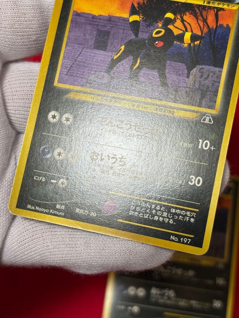 ポケモンカード ブラッキー プレミアムファイル2 旧裏　No.197 3枚セット