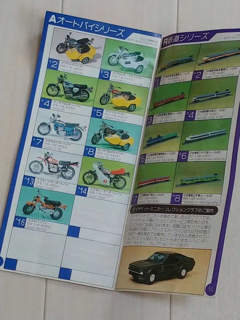 ダイヤペット　79年カタログ　ヨネザワ小冊子
