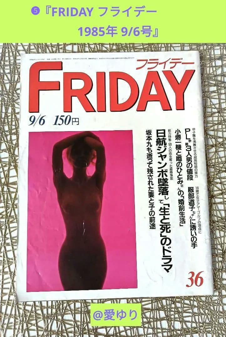 ♦日航ジャンボ機墜落事件❄️関連誌全５冊⭐御巣鷹山⭐事故調⭐ボイスレコーダー