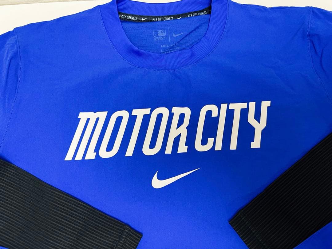 デトロイトタイガース シティコネクト パフォーマンスシャツ 長袖 サイズS