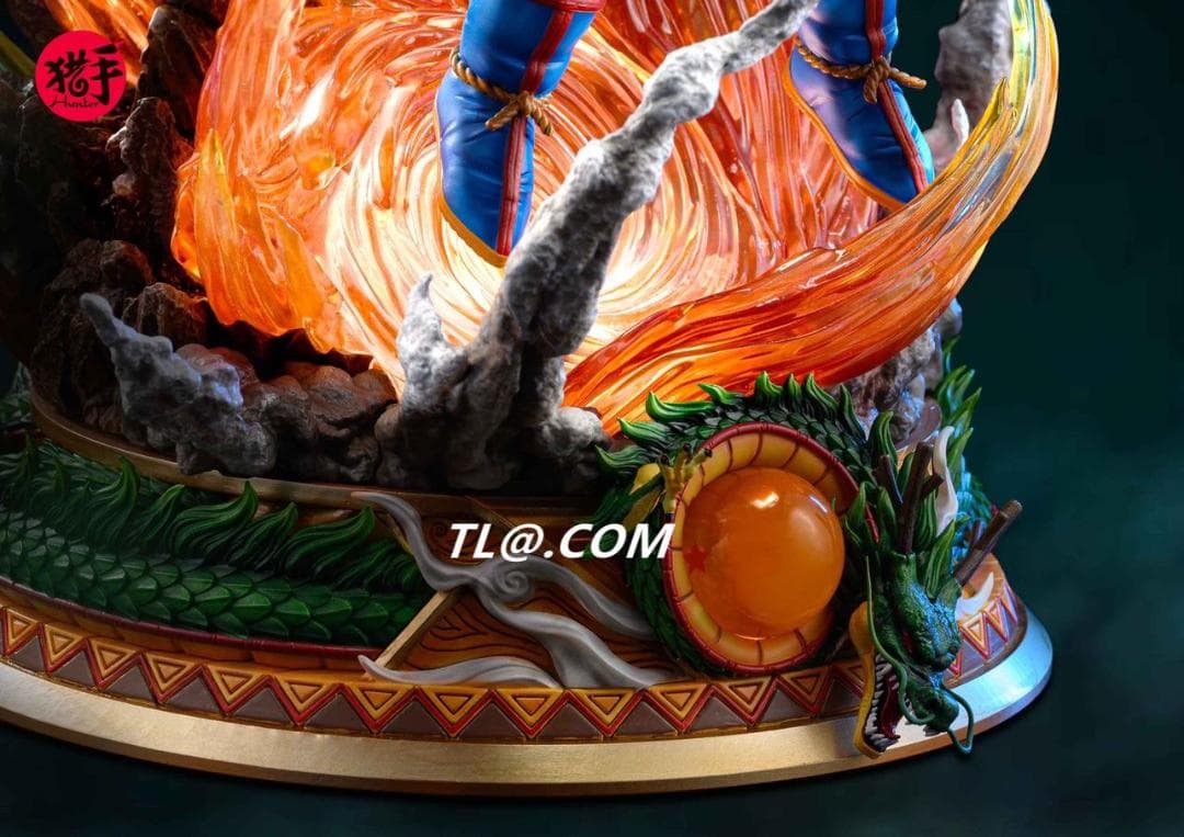 新品未開封『ドラコンボール』 　超元気玉　孫悟空　 ガレージキット スタチュー