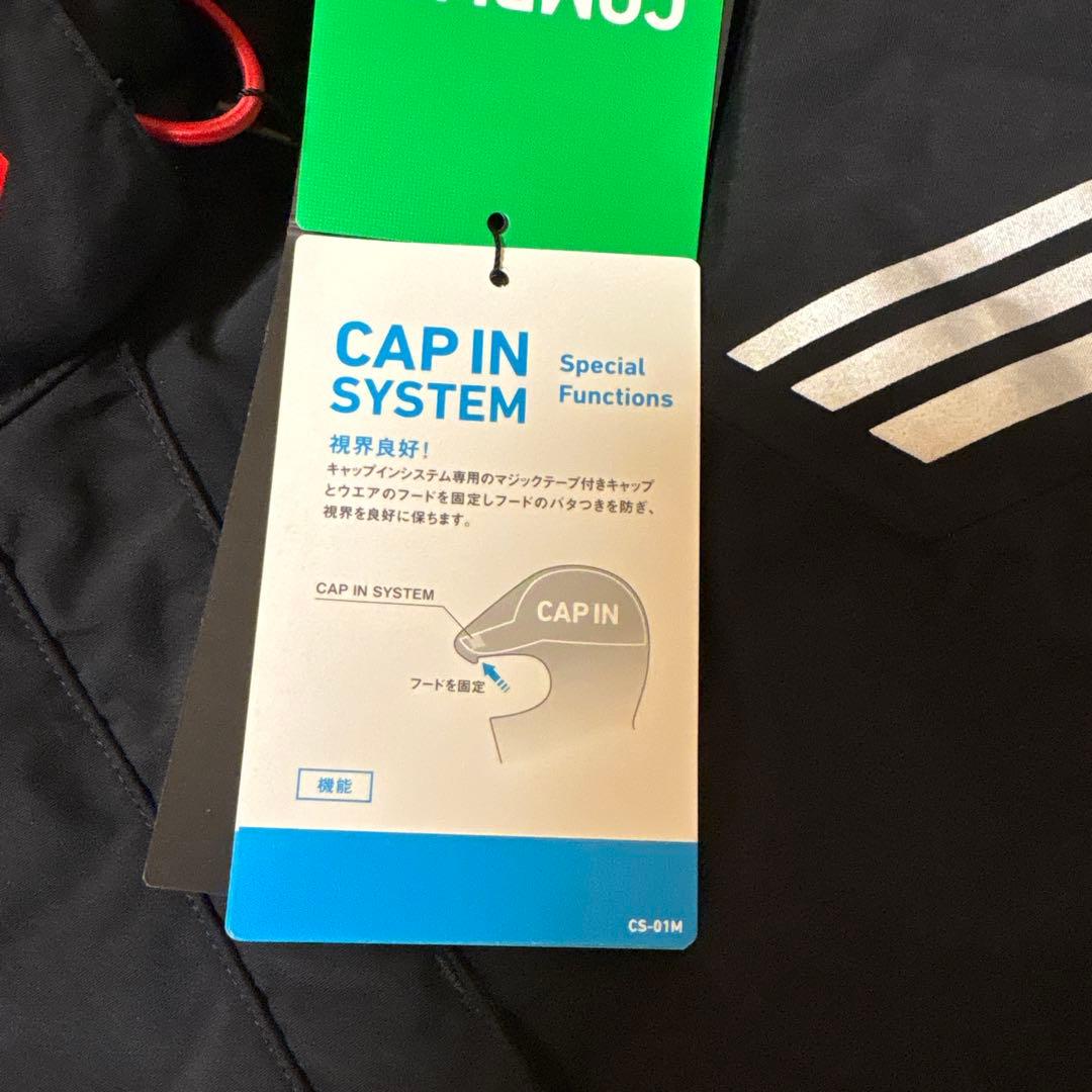 DR-3108 ブラック XL レインマックス ハイパーコンビアップレインスーツ