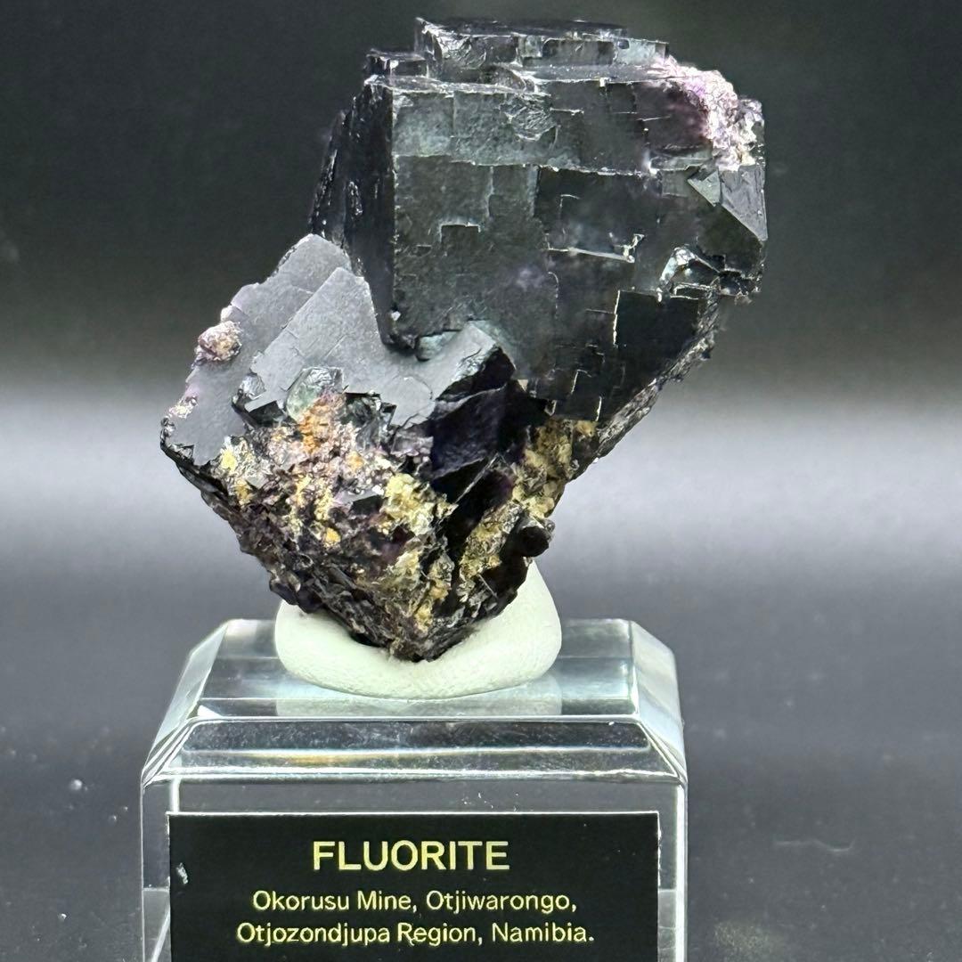 フローライト ナミビア Okorusu Mine産 蛍石 原石 24