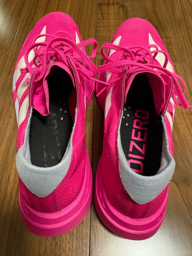 adidas アディゼロ　アディオスプロ4 ランニングシューズ ピンク