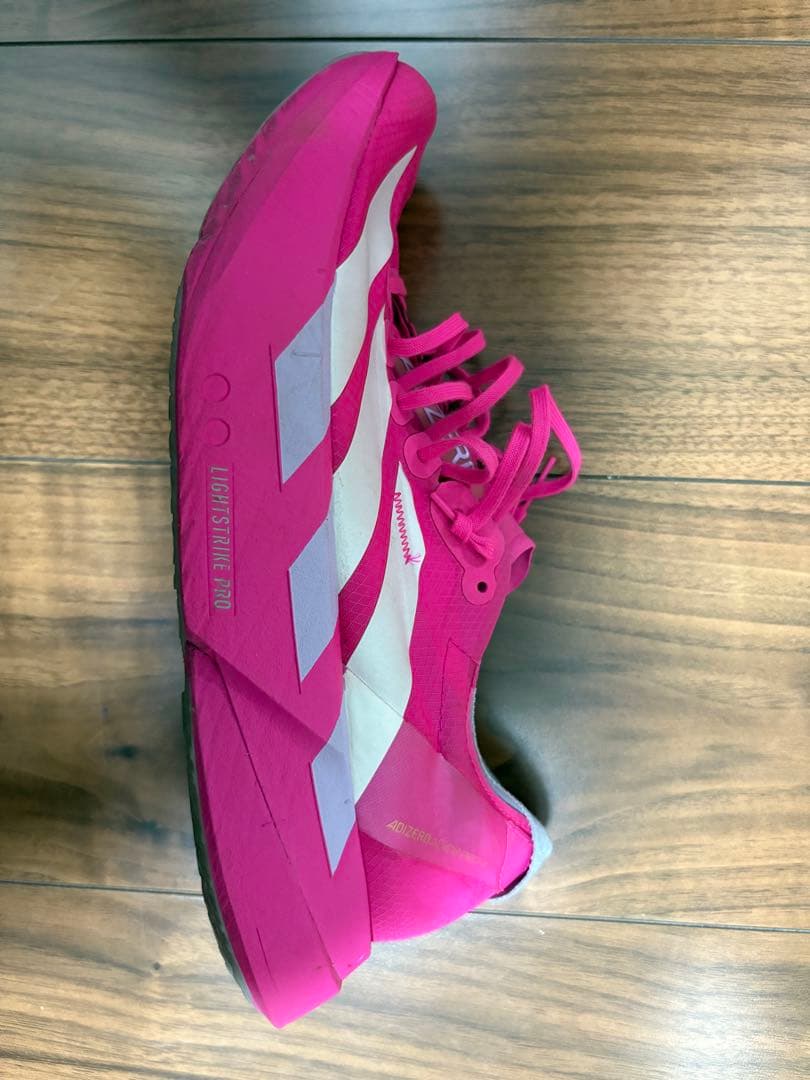 adidas アディゼロ　アディオスプロ4 ランニングシューズ ピンク