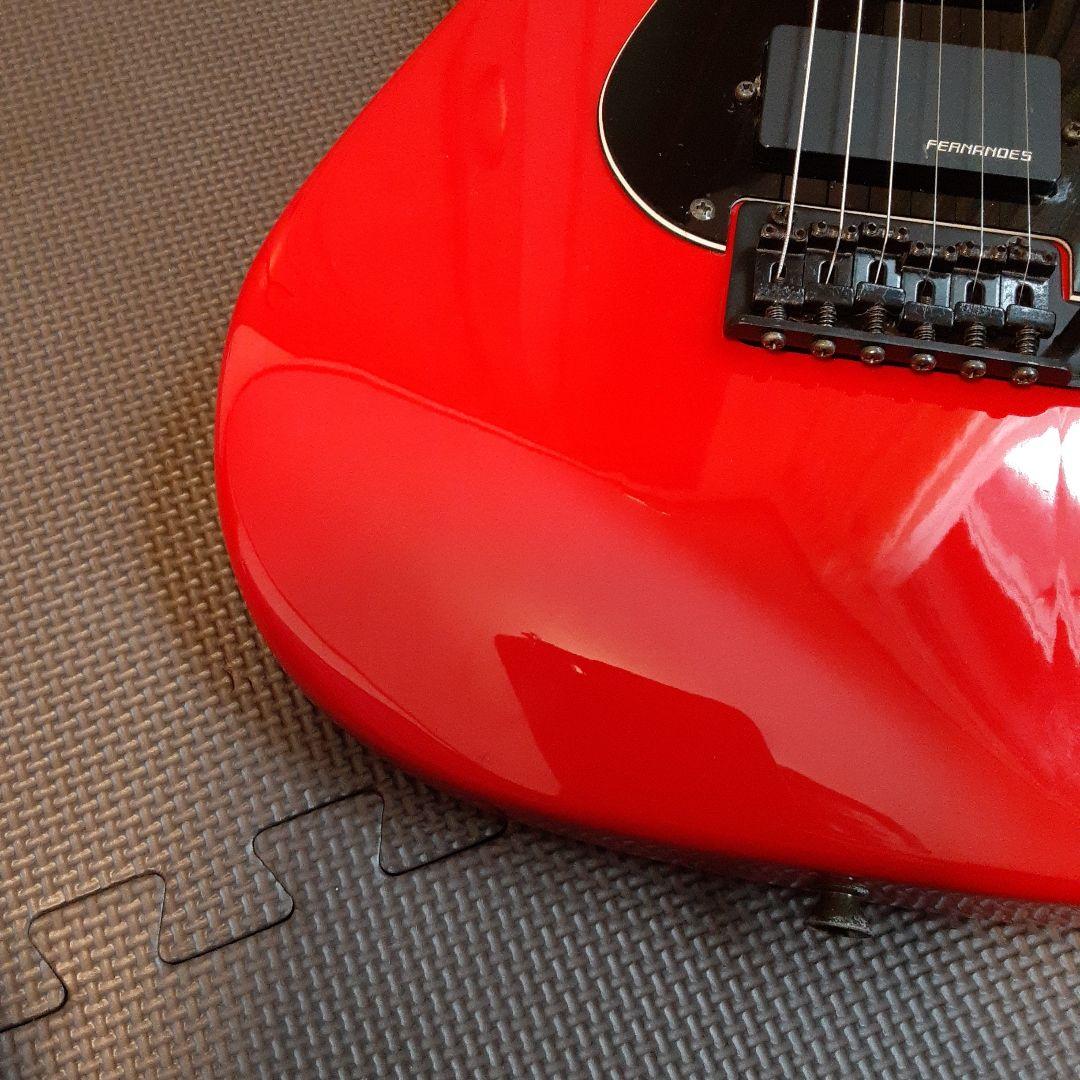FERNANDES エレキギター レッド　ゴトーペグ