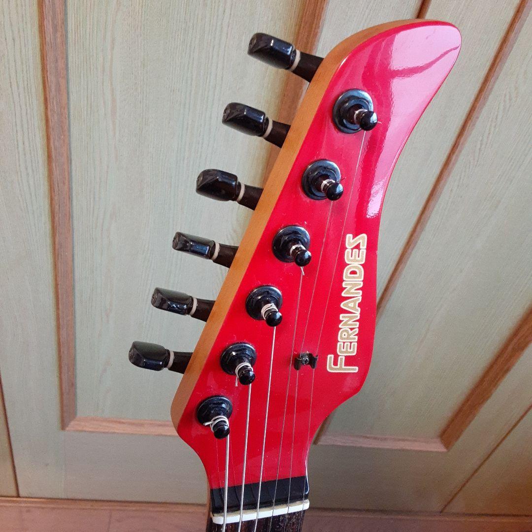 FERNANDES エレキギター レッド　ゴトーペグ