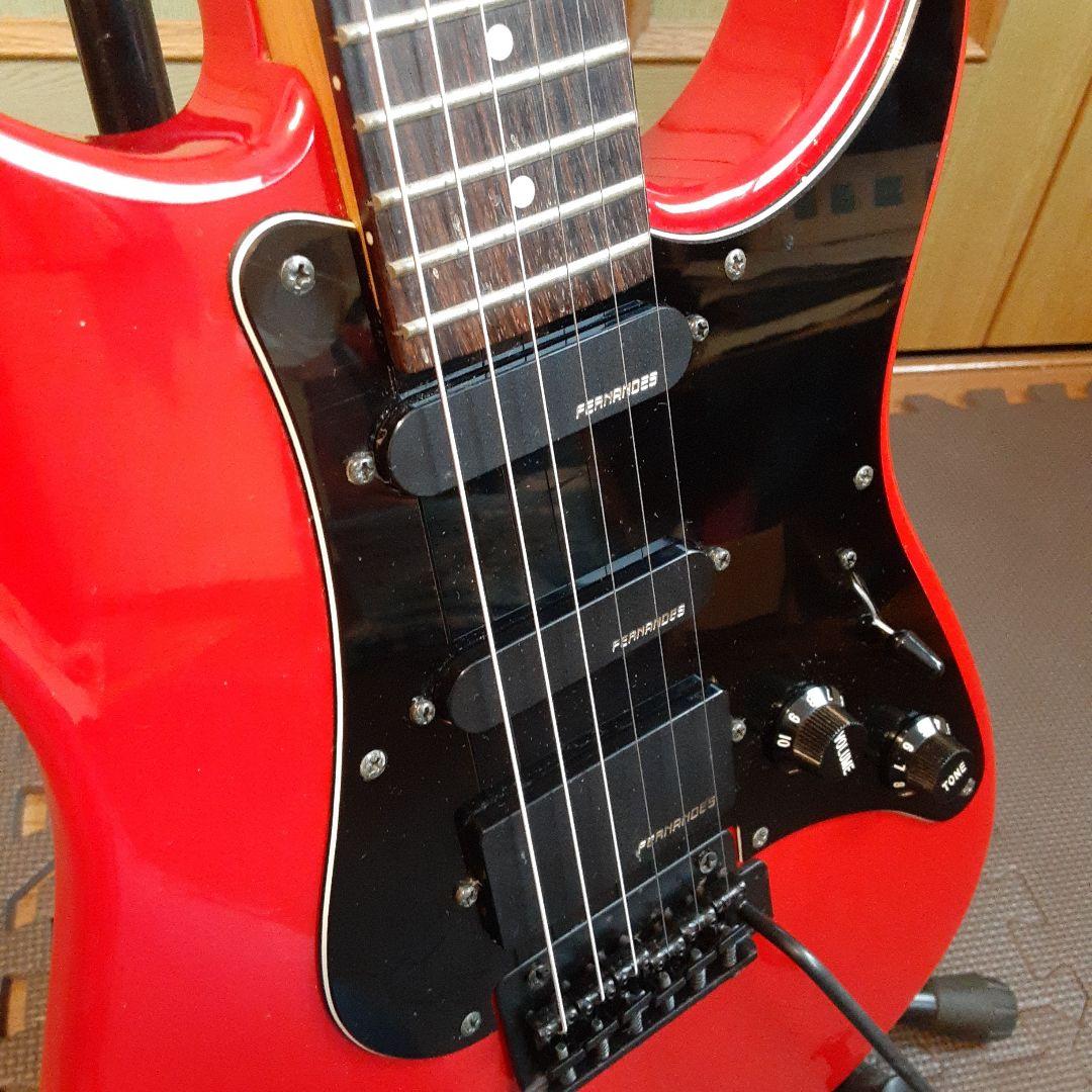 FERNANDES エレキギター レッド　ゴトーペグ