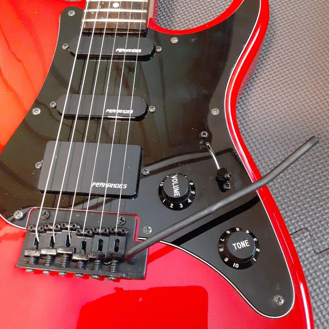 FERNANDES エレキギター レッド　ゴトーペグ