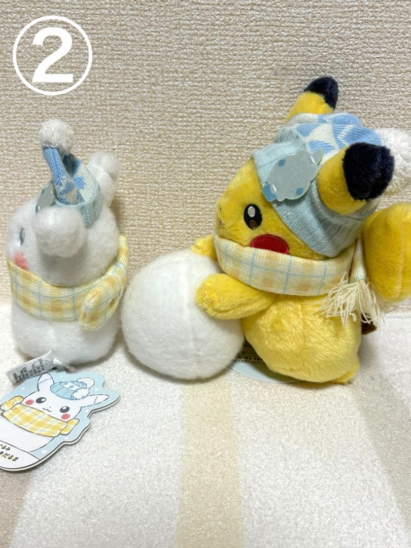 ポケモン ゆきだるま ぬいぐるみ ゆきあそび ピカチュウ ヤドン カビゴン