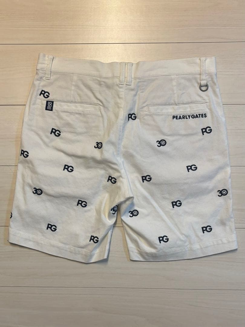 PEARLYGATES PGロゴ刺繍ハーフパンツ