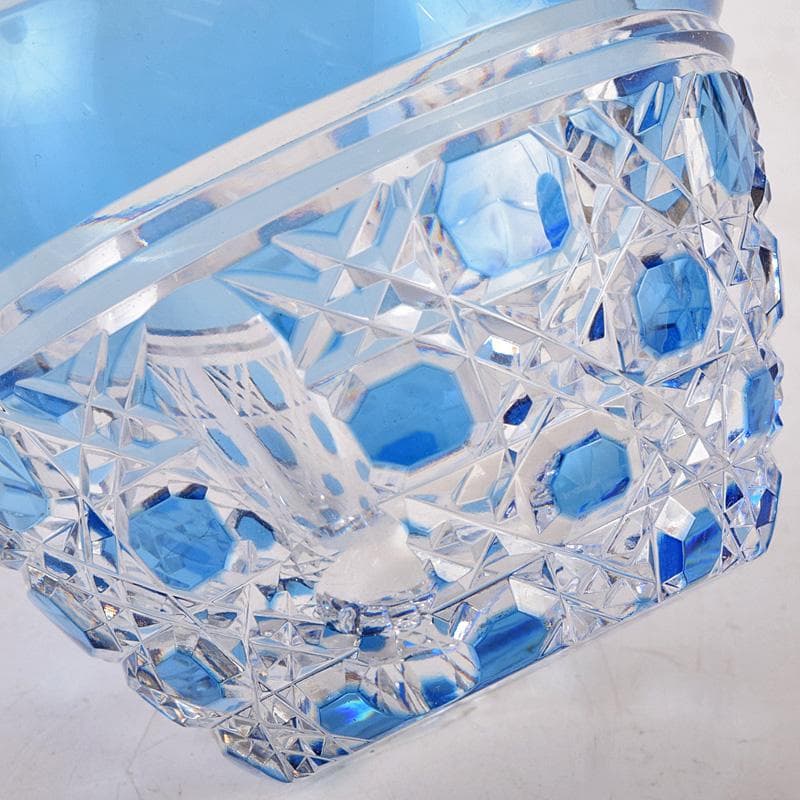 江戸切子　各務クリスタル　八角篭目　懐石杯　共箱　２点まとめて　M　R8984