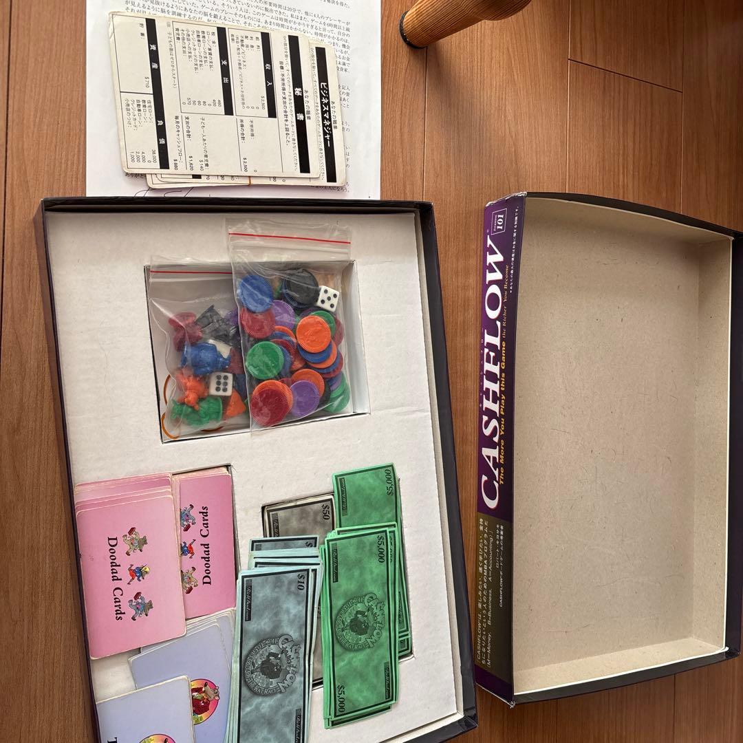 Cash flow金持ち父さん　貧乏父さんロバートキヨサキ