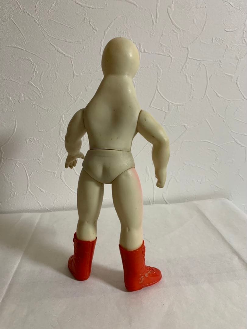 ⚠️レア　ザ・ミスターノー　タイガーマスク　当時物　中嶋製作所　ソフビ　ピンク