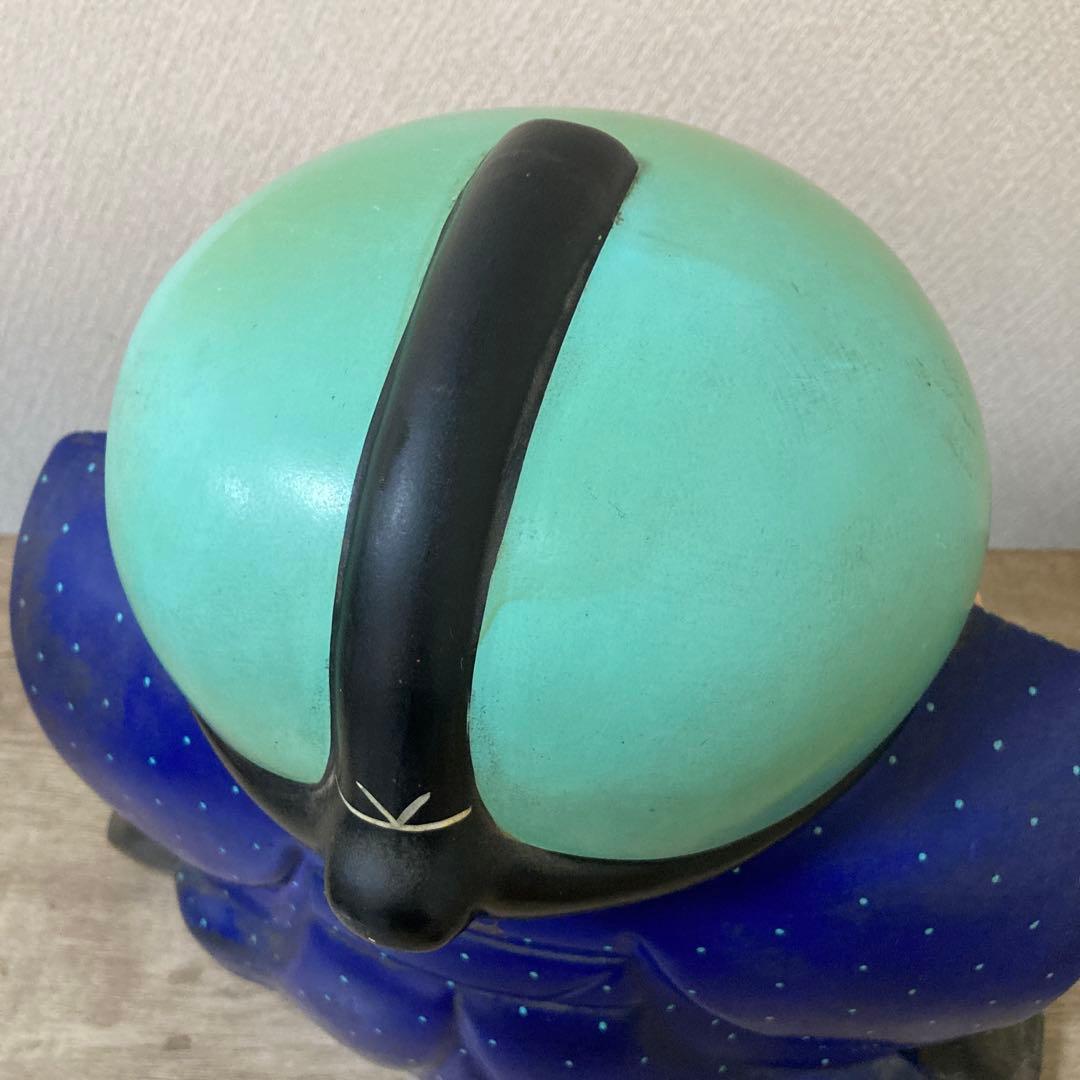 時代福助人形　縁起　手描き　招福置物　珍品〈検 招き猫　こけし　七福神　常滑焼