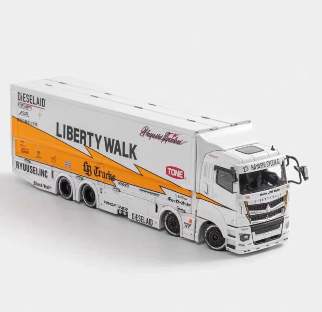 限定　GCD 1/64 三菱 ふそう LB-TRUCKS リバティウォーク