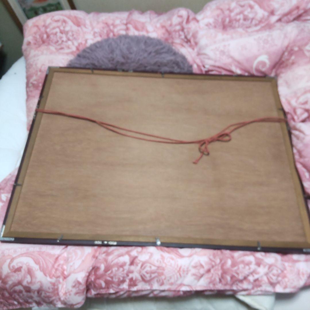 版画絵額 孫お休みなさい