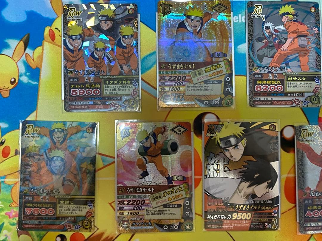 うずまきナルト　NARUTOデータカードダス　セット売り