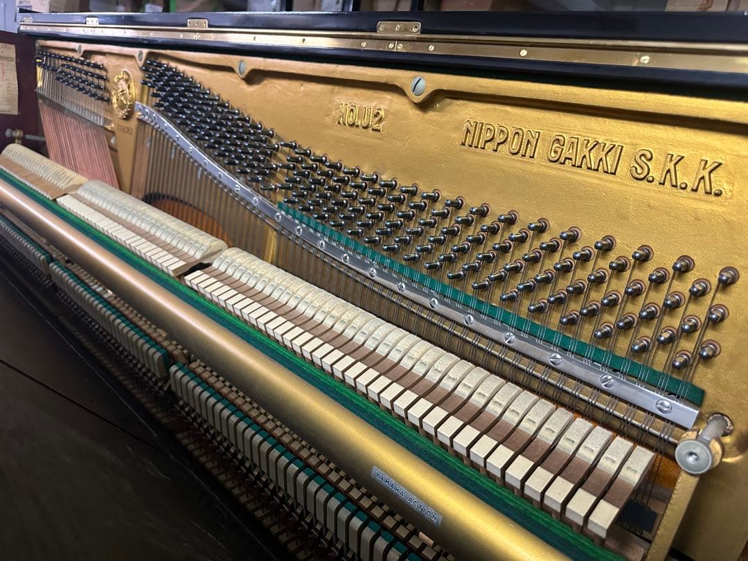 【一台限りの大特価】YAMAHA No.U2 アップライトピアノ 窓あり