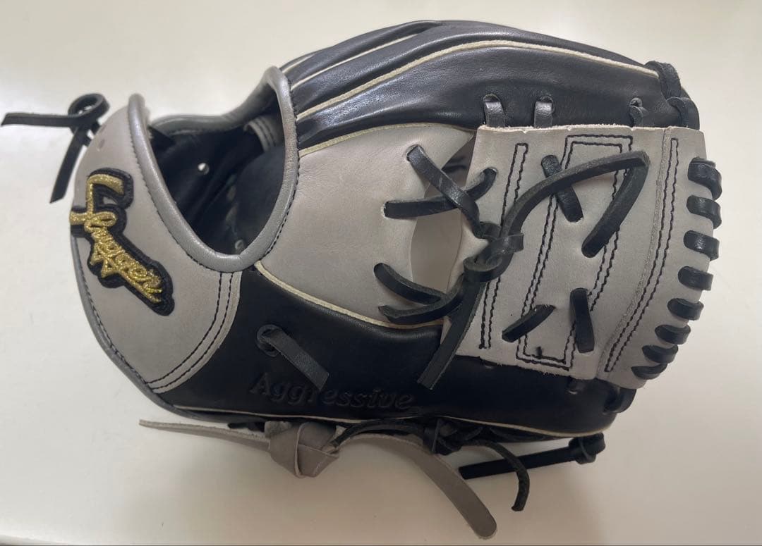久保田スラッガー　トレーニンググラブ　ブラック×Dグレー　右投げ用