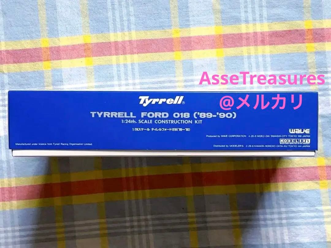 良状態 当時モノ WAVE/モデラーズ 1/24 ティレル・フォード 018