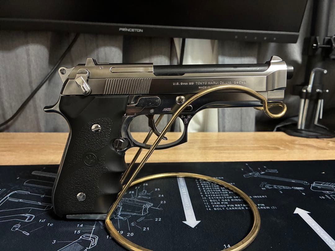 東京マルイ M92Fクロームステンレス 美品