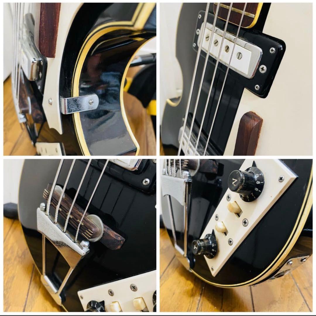 8868 greco バイオリンベース ベース バイオリン グレコ 黒 送料無料