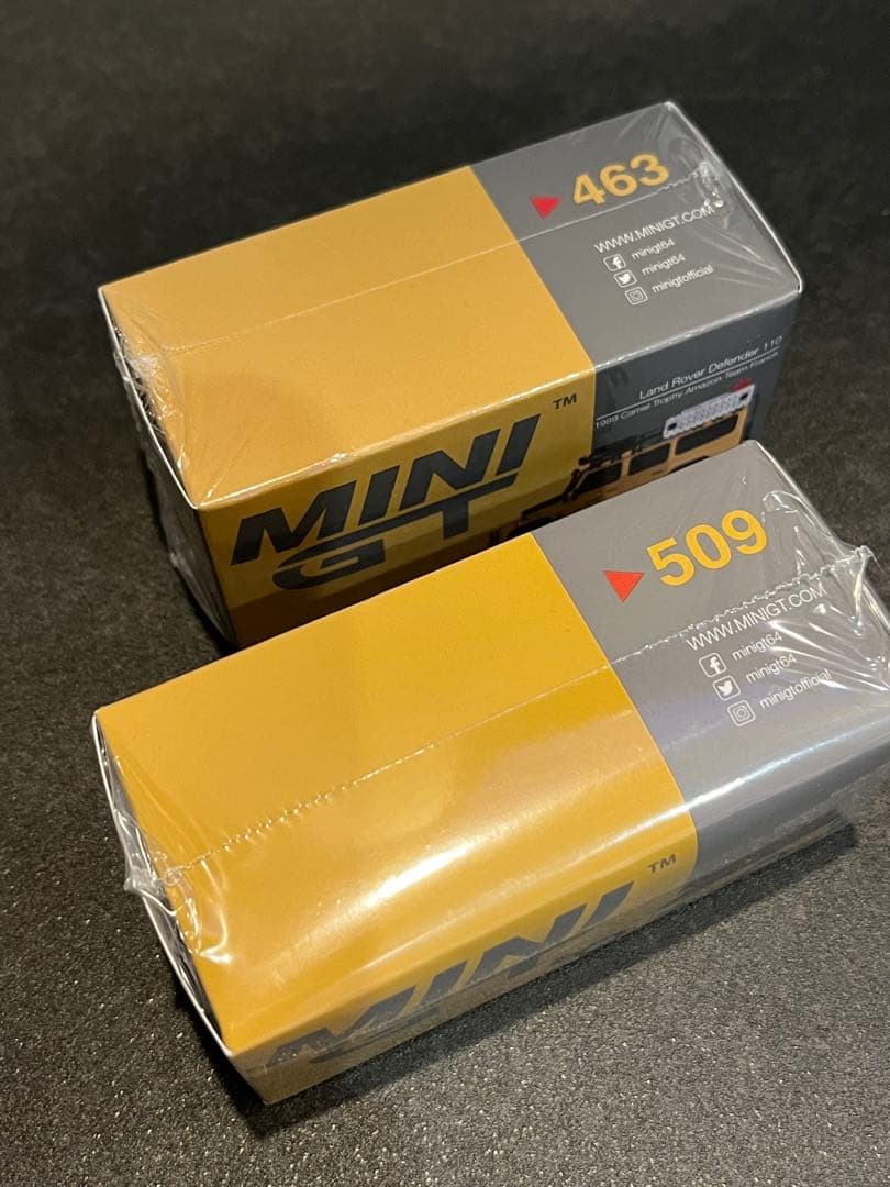 新品！2台セット！MINI-GTランドローバーディフェンダー レンジローバー