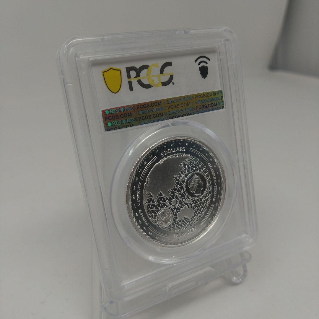 準最高鑑定 トケラウ ＄5 2021 1oz銀貨 PCGS-PL69