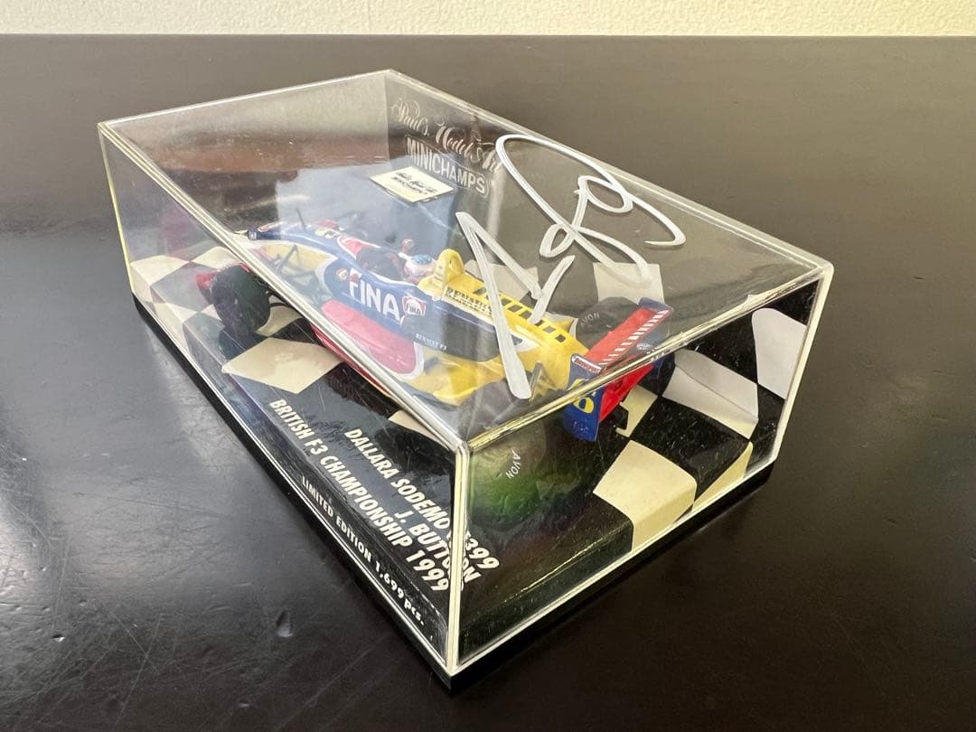 F1 Dallara F393 ジェンソンバトン限定版直筆サイン入り1:43