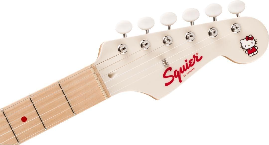 ギター Hello Kitty Stratocaster Limited White