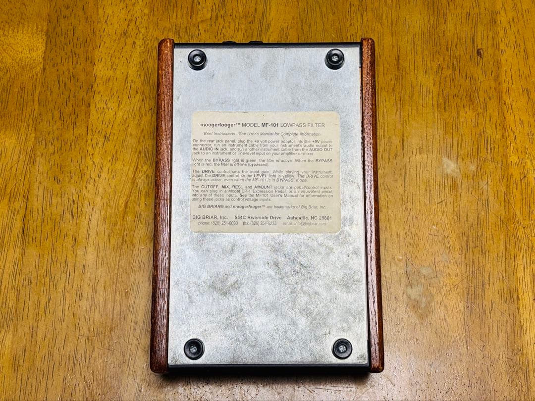 ギター Moogerfooger MF-101 Lowpass Filter