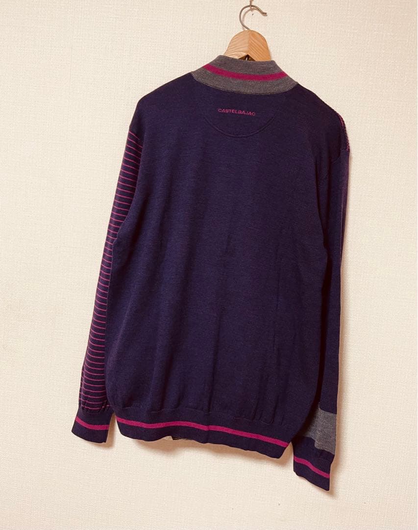 ゴルフセーター ゴルフウエア メンズ48 XL★新品 CASTELBAJAC