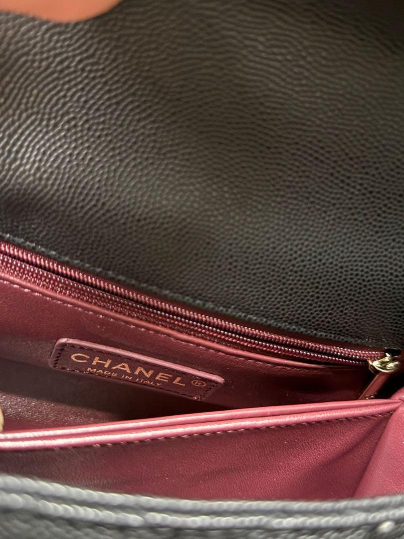 CHANEL ココハンドル ブラック マトラッセ チェーンショルダーバッグ