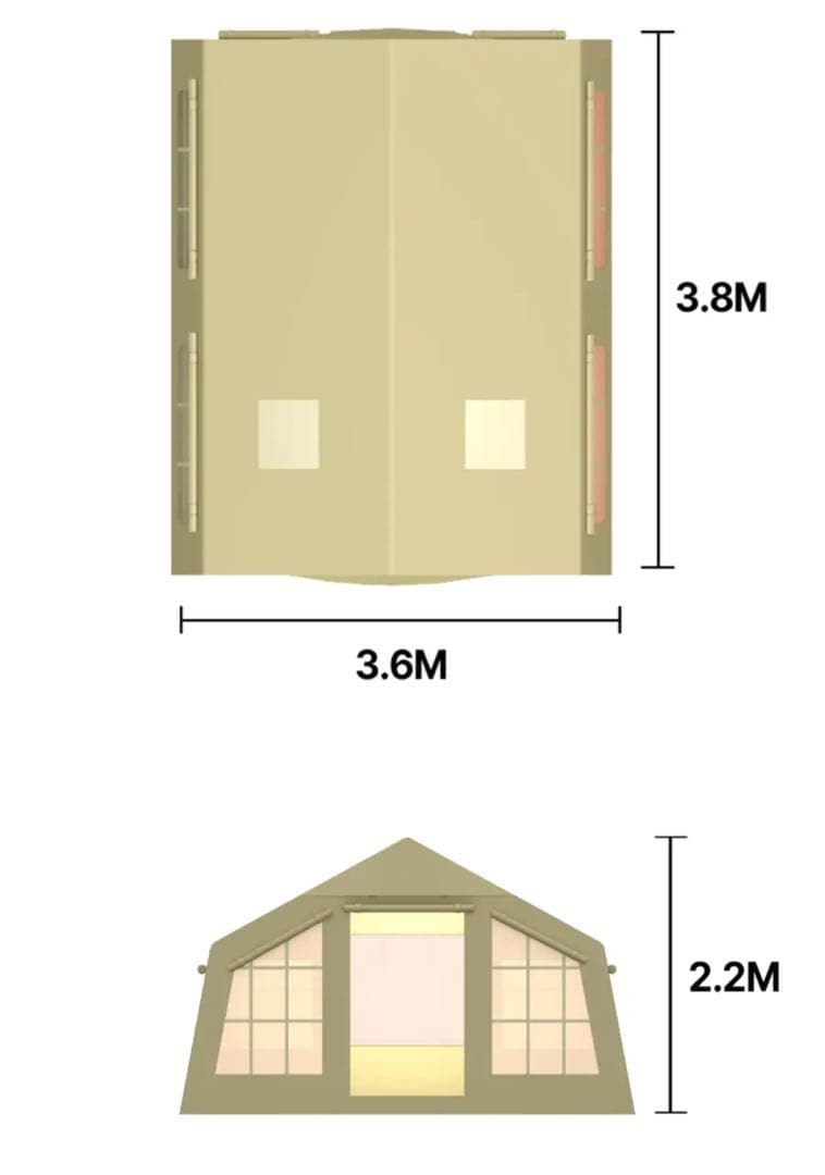 coody エアテント13.6【8/3(日)23:59まで値下げ22万→20万】