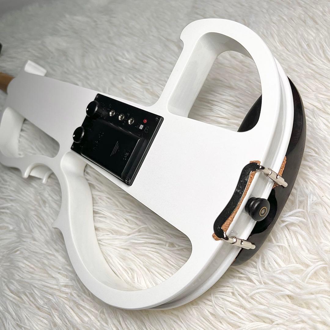 【美品】ENNBOM サイレントバイオリン HVPV-30 ホワイト 人気色