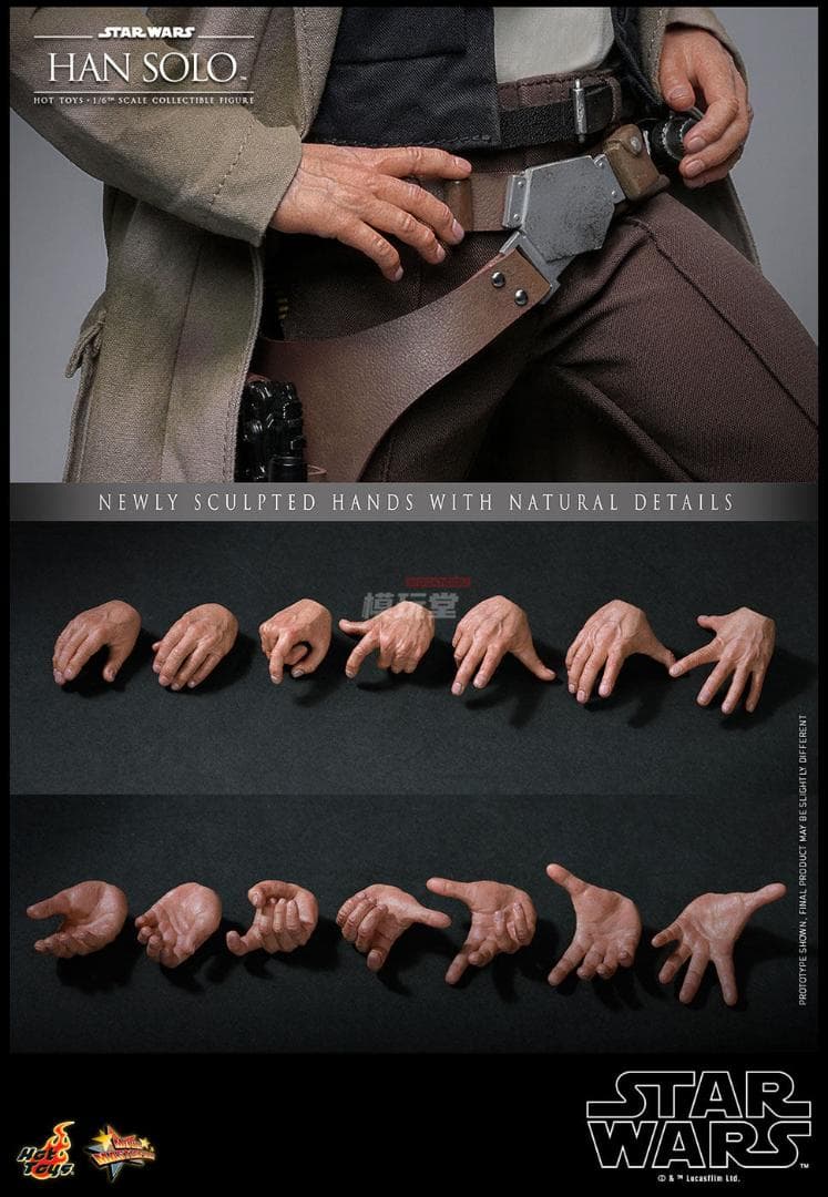 ホットトイズ 1/6 スター・ウォーズ ジェダイの帰還 ハン・ソロ MMS740