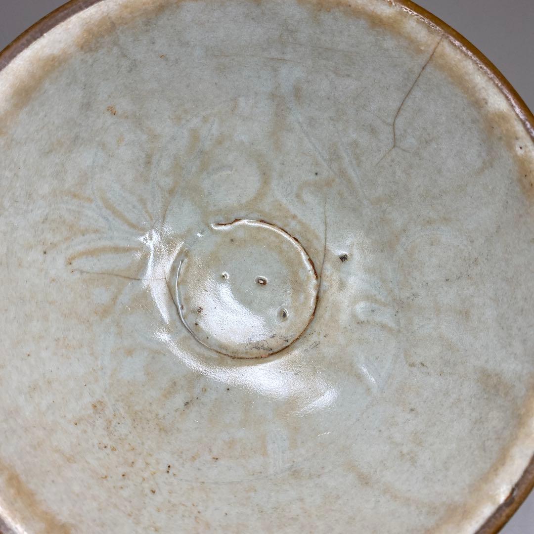 中国宋時代　青白磁鉢　幅約17.3㎝　東さ7-0616②